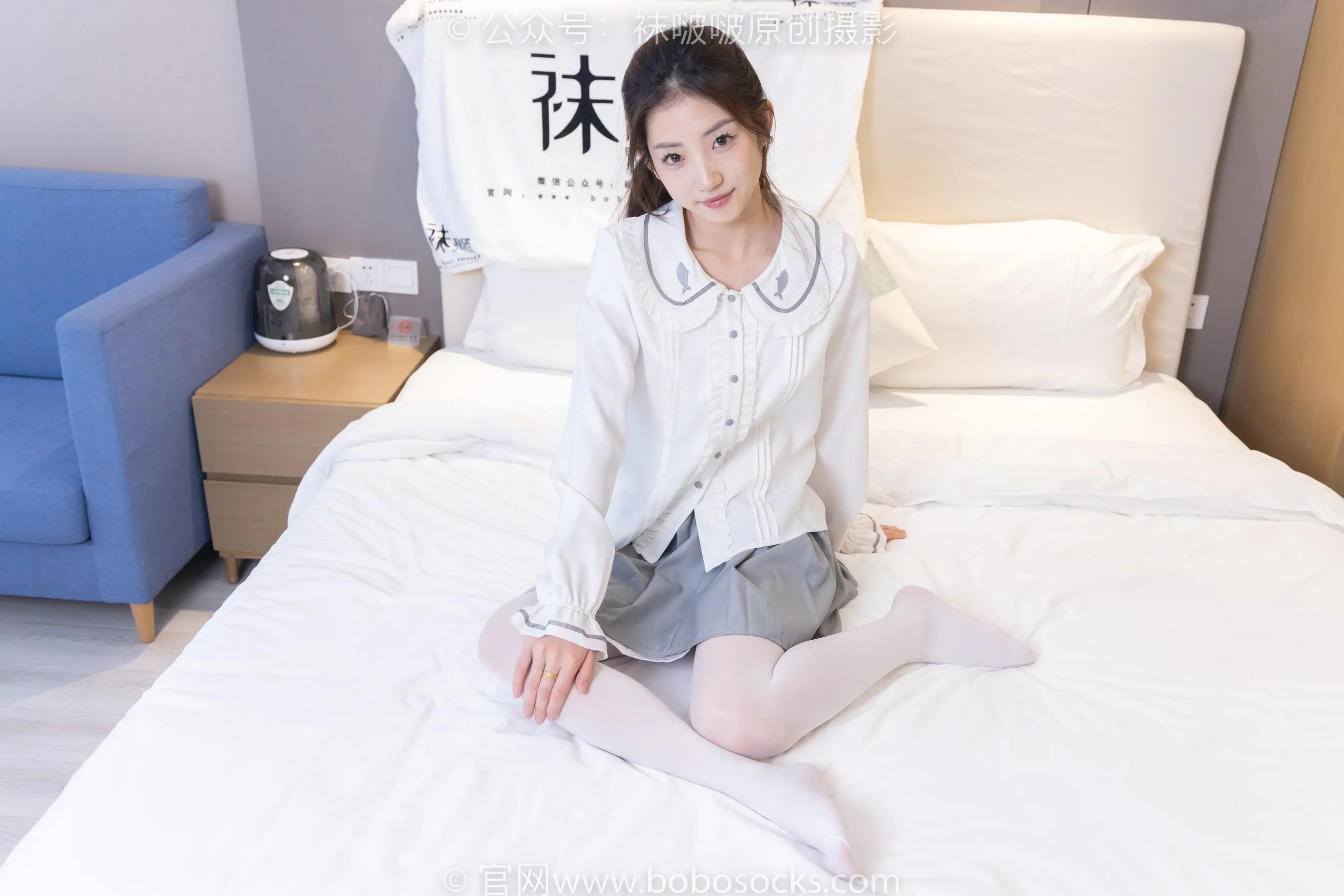 [BoBoSocks袜啵啵]NO.211 小沫-高跟鞋、厚白丝[23] [53P]插图9